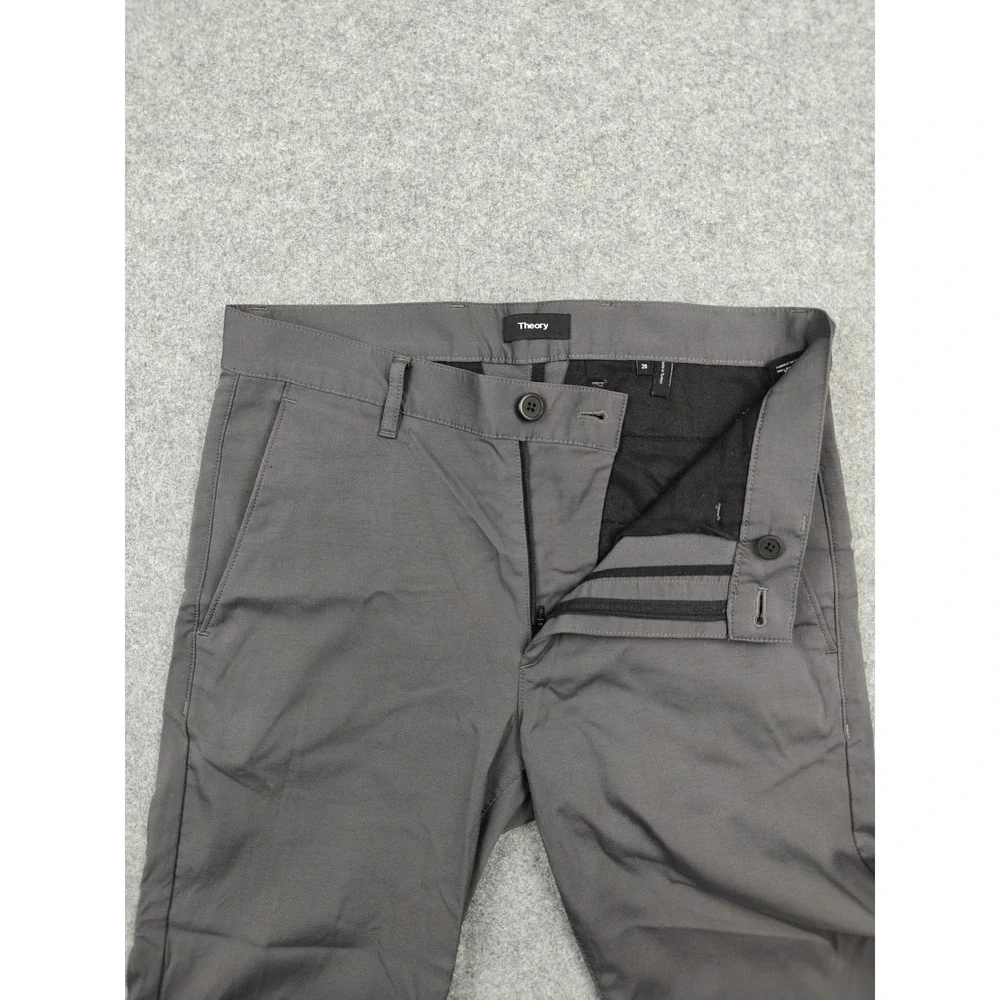 Theory Pants Mens 29 Gray Zaine SW Ascend Tech Slim Stretch‎ Microfiber Chino